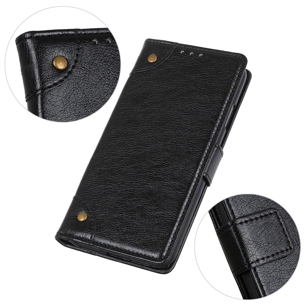 For Samsung Galaxy F34 5G M34 5G Wallet Stand Phone Case PU Leather Brass Button Decor Phone Cover For Samsung Galaxy F34 5G M34 5G Wallet Stand Phone Case PU Leather Brass Button Decor Phone Cover